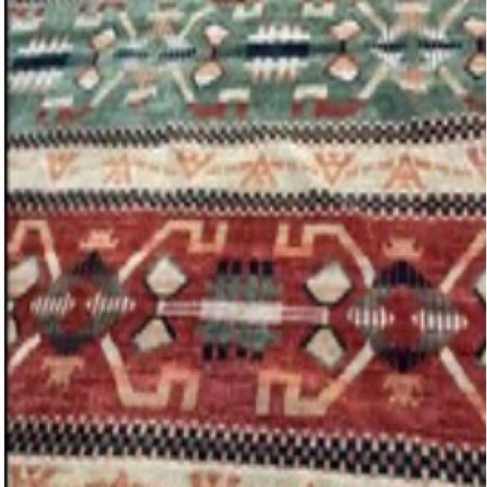 Vintage Pendleton Multicolor Geometric Rug wool southwest looms extra large rug